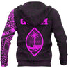 Guam In My Heart Special Hoodie - Pink A7-Apparel-HP Arts-Zipped Hoodie-S-Vibe Cosy™