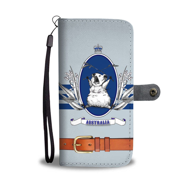 KOALA FUNNY AUSTRALIA WALLET PHONE CASE H21-WALLET PHONE CASES-HP Arts-iPhone X / Xs-Vibe Cosy™