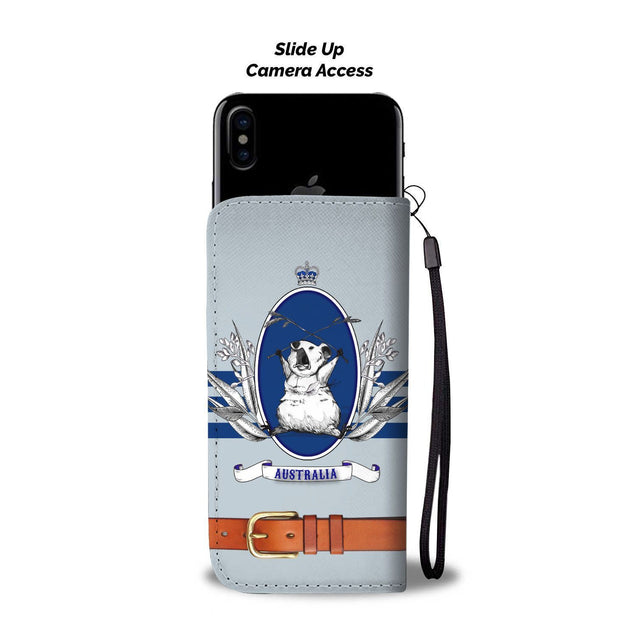 KOALA FUNNY AUSTRALIA WALLET PHONE CASE H21-WALLET PHONE CASES-HP Arts-iPhone X / Xs-Vibe Cosy™