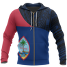 Guam Flag Curve Concept Allover Hoodie-Apparel-HP Arts-Zipped Hoodie-S-Vibe Cosy™