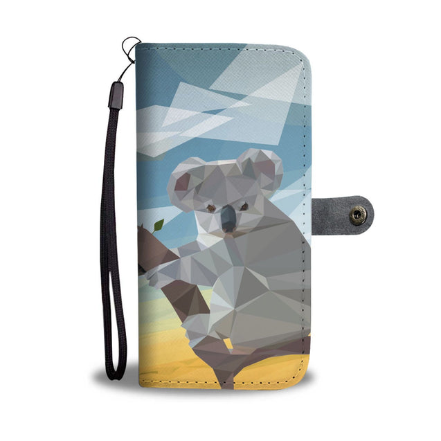 AUSTRALIA KOALA POLYGON WALLET PHONE CASE NL6-WALLET PHONE CASES-HP Arts-iPhone X / Xs-Vibe Cosy™