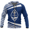 Guam Polynesia Hoodie - Circle Blue Ver 2.0-Apparel-HP Arts-Zipped Hoodie-S-Vibe Cosy™