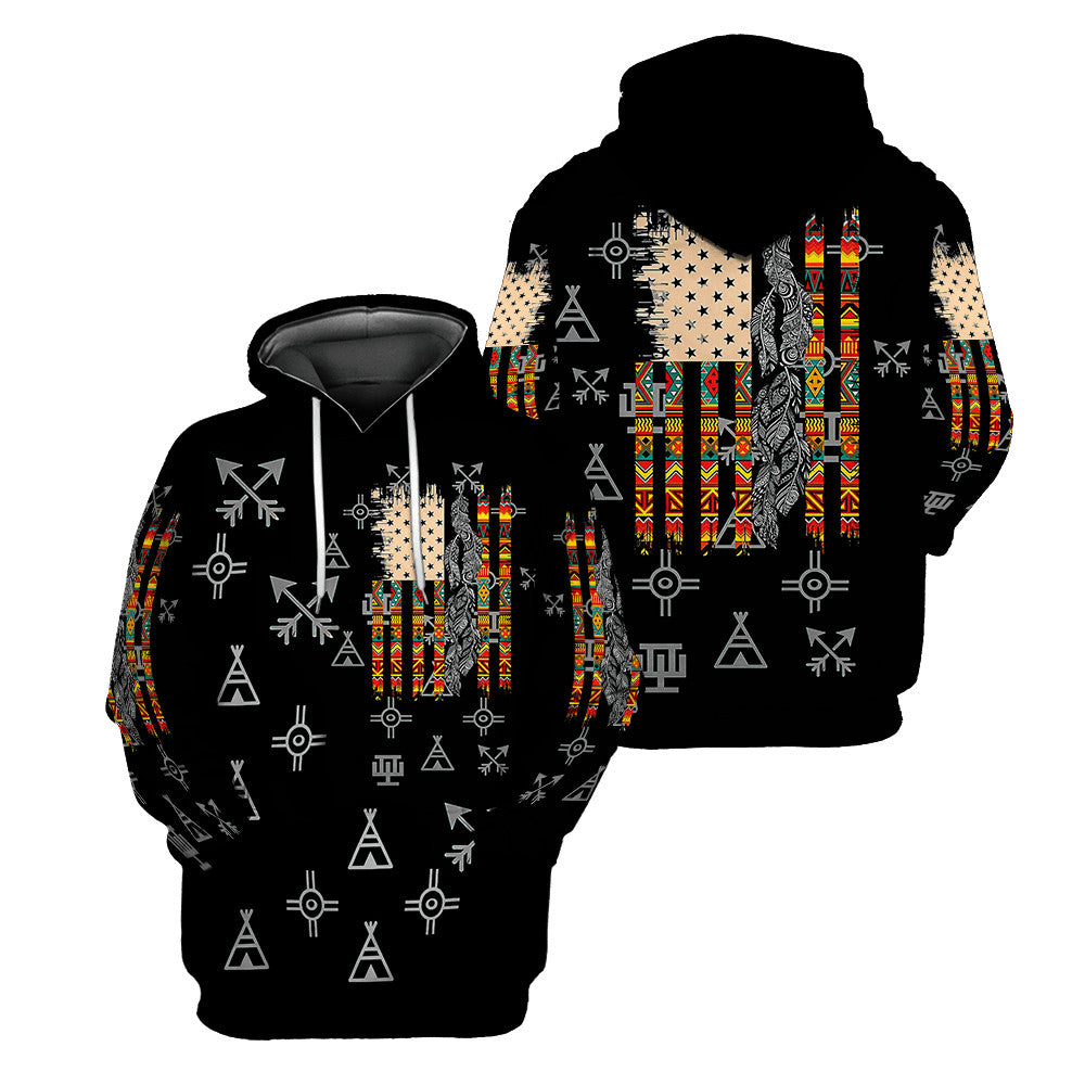 Native American 3D All Over Printed Unisex Shirts
