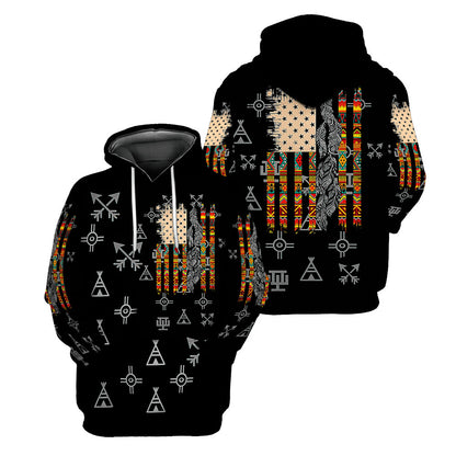 Native American 3D All Over Printed Unisex Shirts