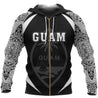 Guam Polynesian Hoodie - Orbit Style-Apparel-HP Arts-Zipped Hoodie-S-Vibe Cosy™