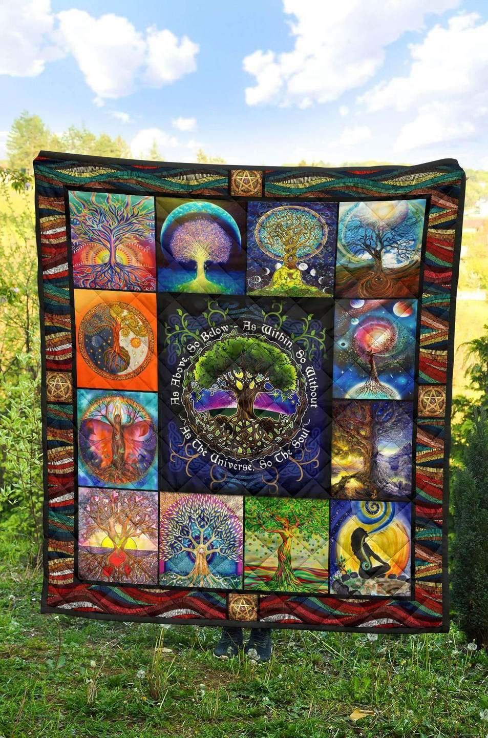 QUILT - WITCHCRAFT - TREE OF LIFE Ph310724-Quilt-LP-King-Vibe Cosy™