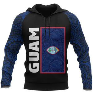 Guam Flag All Over Hoodie Special Version-Apparel-HP Arts-Hoodie-S-Vibe Cosy™