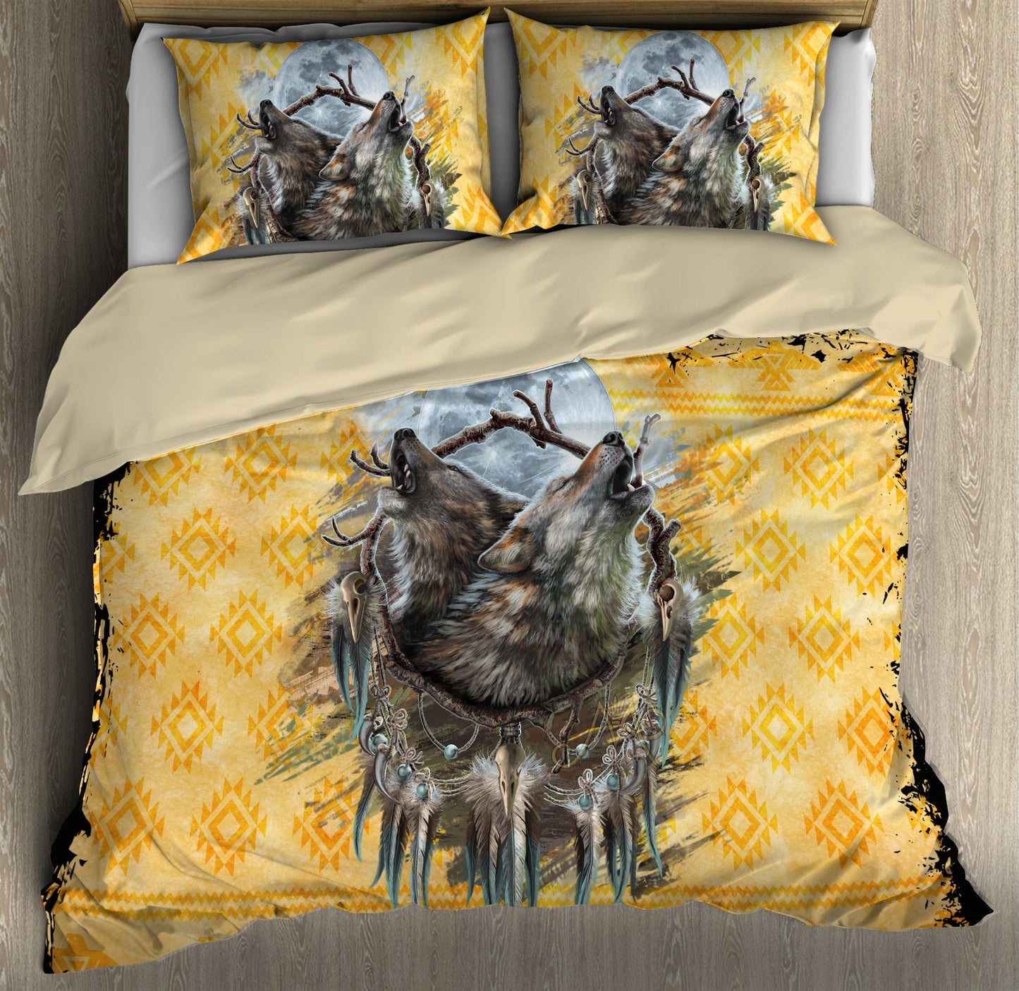 Wolf 3D All Over Printed Bedding Set