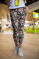 3D All Over Print Skull Flower Legging-Apparel-Khanh Arts-Legging-S-Vibe Cosy™