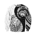 Lion maori tattoo 3d all over printed for men and women PL25082001