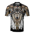 Wolf Native American 3D All Over Printed Unisex Shirt