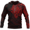 Maori Tattoo Style All Over Hoodie Red HC1002-Apparel-Huyencass-Hoodie-S-Vibe Cosy™