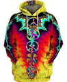 Fractal Peace HG1087-Apparel-HG-Hoodie-S-Vibe Cosy™