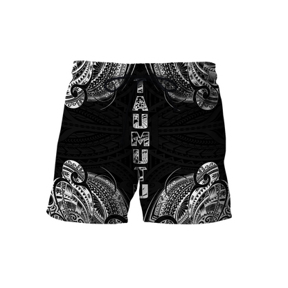 New zealand maori taumutu tattoo 3d all over printed shirt and short for man and women HHT20072002-Apparel-PL8386-Shorts-S-Vibe Cosy™
