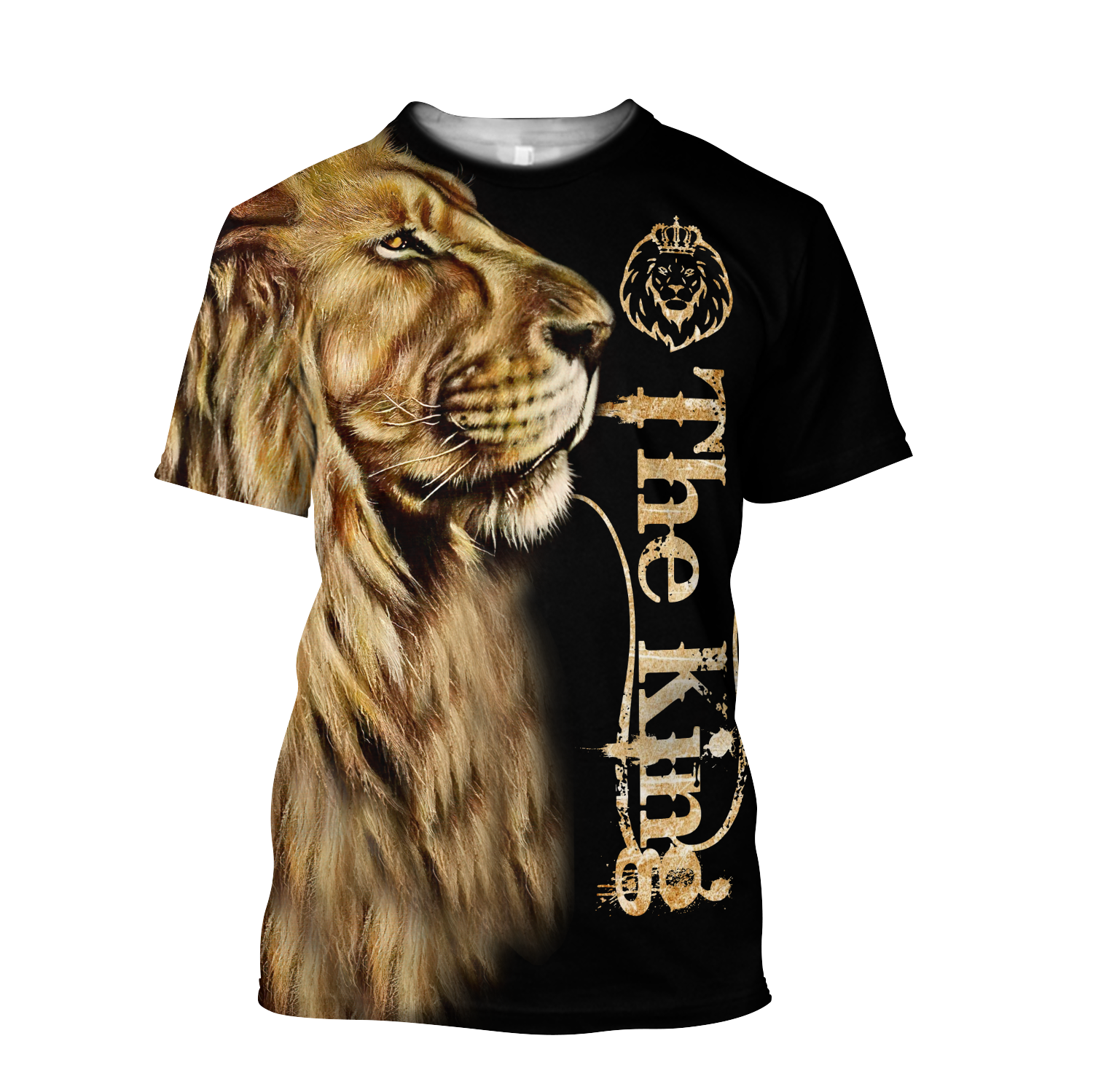 King Lion 3D All Over Printed Unisex T - shirt