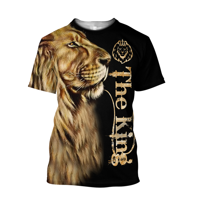 King Lion 3D All Over Printed Unisex T - shirt