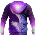 All Over Printed Purple Wolves Hoodie DA300920201-MEI