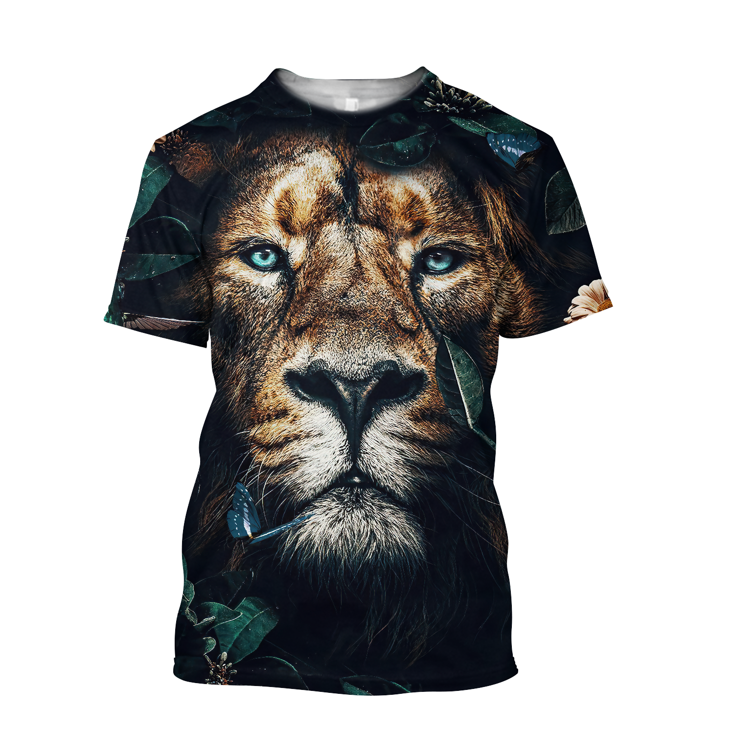 Nature Lion Over Printed Hoodie
