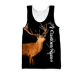 Custom Name - Love Deer 3D All Over Printed Shirts For Men And Woman