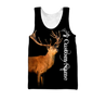 Custom Name - Love Deer 3D All Over Printed Shirts For Men And Woman