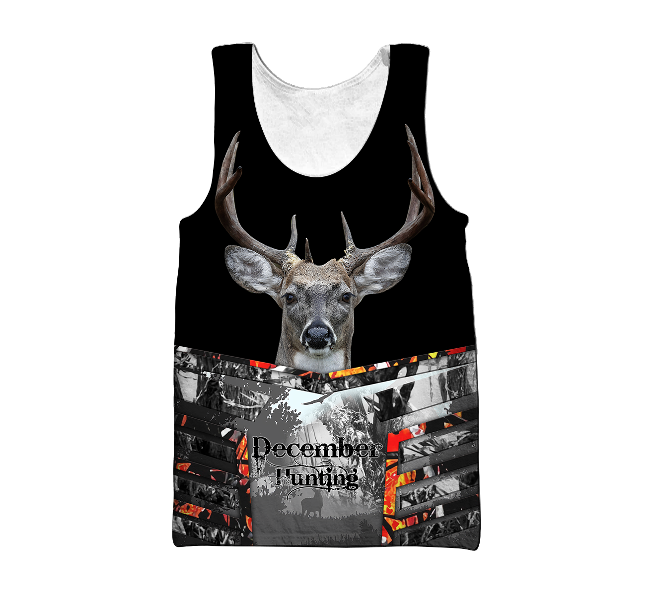 Premium December Deer Hunting 3D All Over Printed Shirts