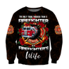 All Over Printed Firefighter's Wife Hoodie MEI