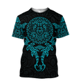 Maori tangaroa blue tattoo 3d all over printed shirt and short for man and women HHT20072001-Apparel-PL8386-T-shirt-S-Vibe Cosy™