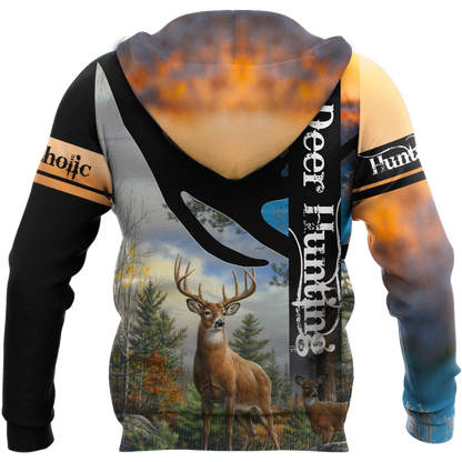 Love Deer Hunting 3D All Over Printed Shirts For Men And Woman