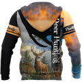 Love Deer Hunting 3D All Over Printed Shirts For Men And Woman