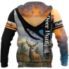 Love Deer Hunting 3D All Over Printed Shirts For Men And Woman