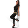 Guam Women's Leggings - Polynesian Tribal Gold - BN04-LEGGINGS-HP Arts-Guam-XS-Gold-Vibe Cosy™