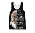 Wolf Native American Hoodie 3D All Over Printed Shirts