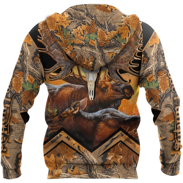 Moose Hunting 3D All Over Printed Shirts For Men LAM