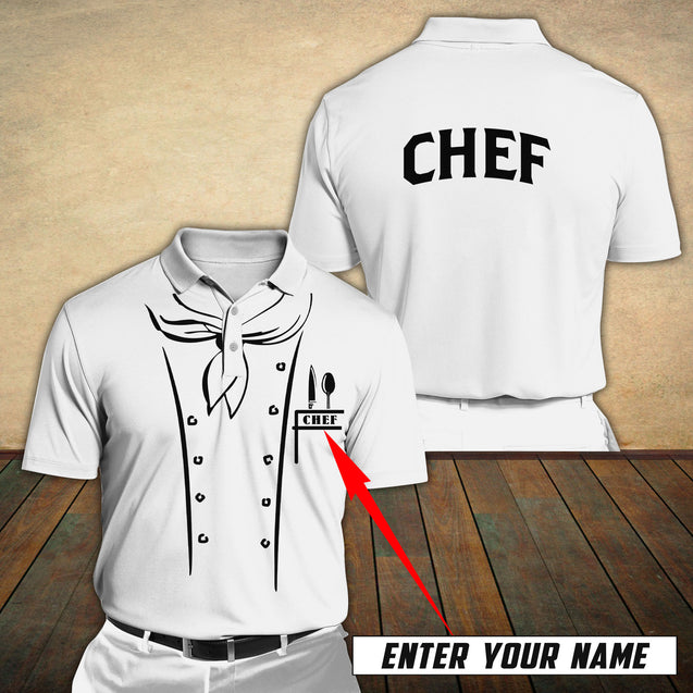 Custom Name Master Chef 3D All Over Printed Unisex Shirts