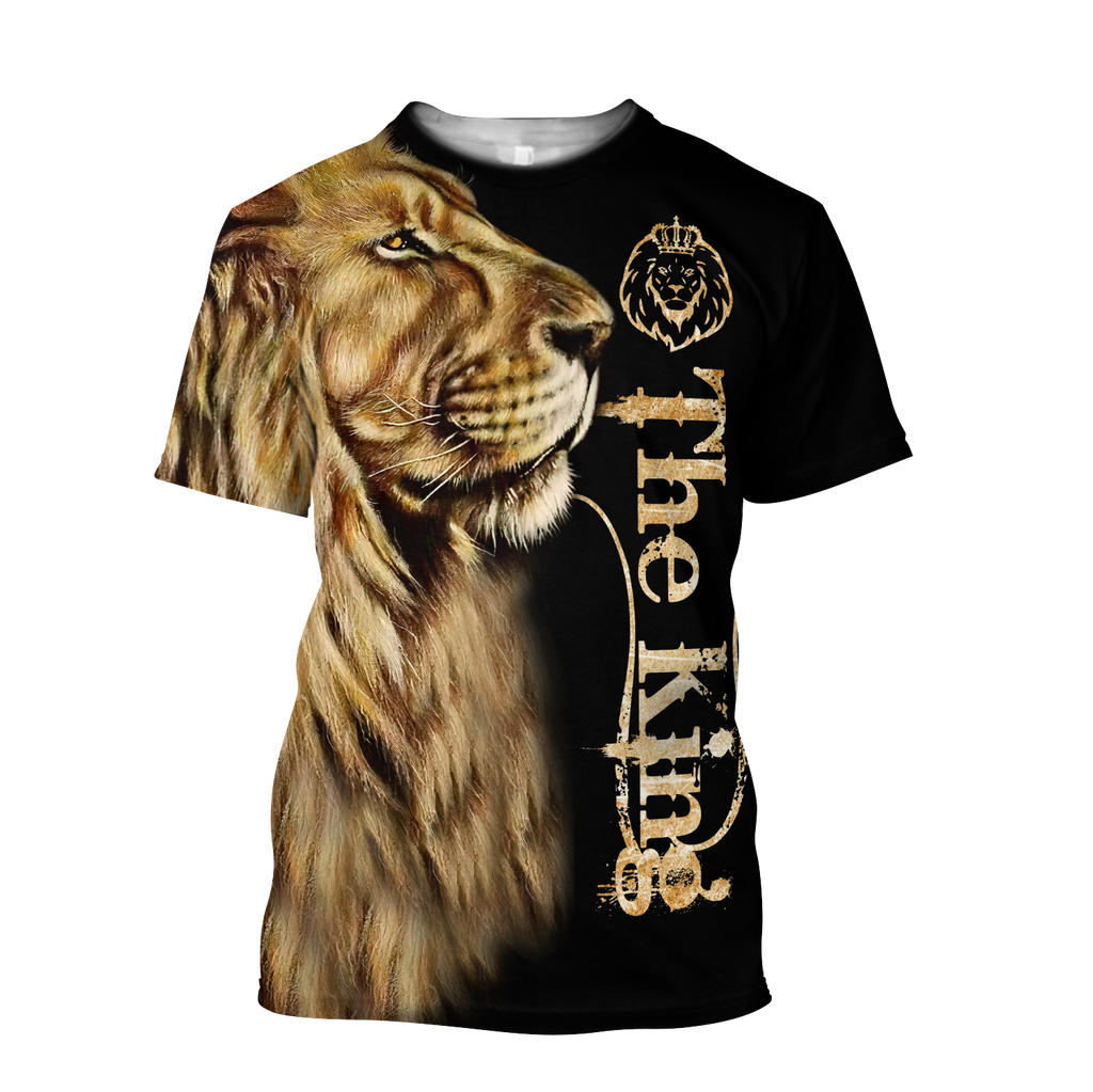 King Lion 3D All Over Printed Unisex Shirts