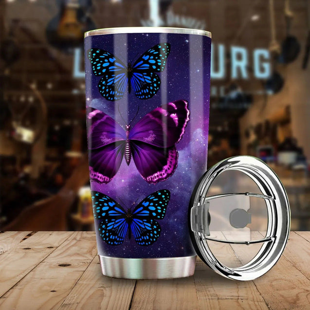 Butterfly Steel Tumbler TA031803-TA-Vibe Cosy™