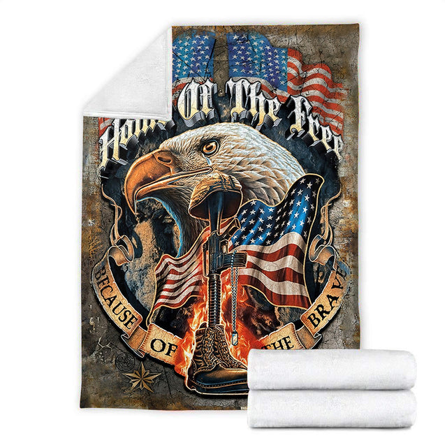 US Army Veteran 3D All Over Printed Blanket