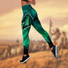 Wolf 3D All Over Printed Legging + Hollow Tank