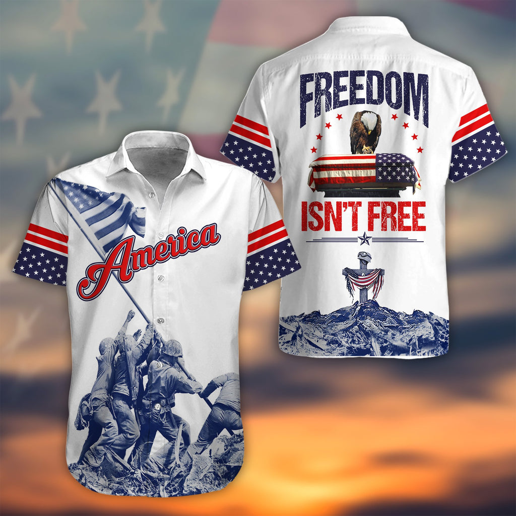 Freedom Isn't Free Us Veteran 3D All Over Printed Unisex Shirts