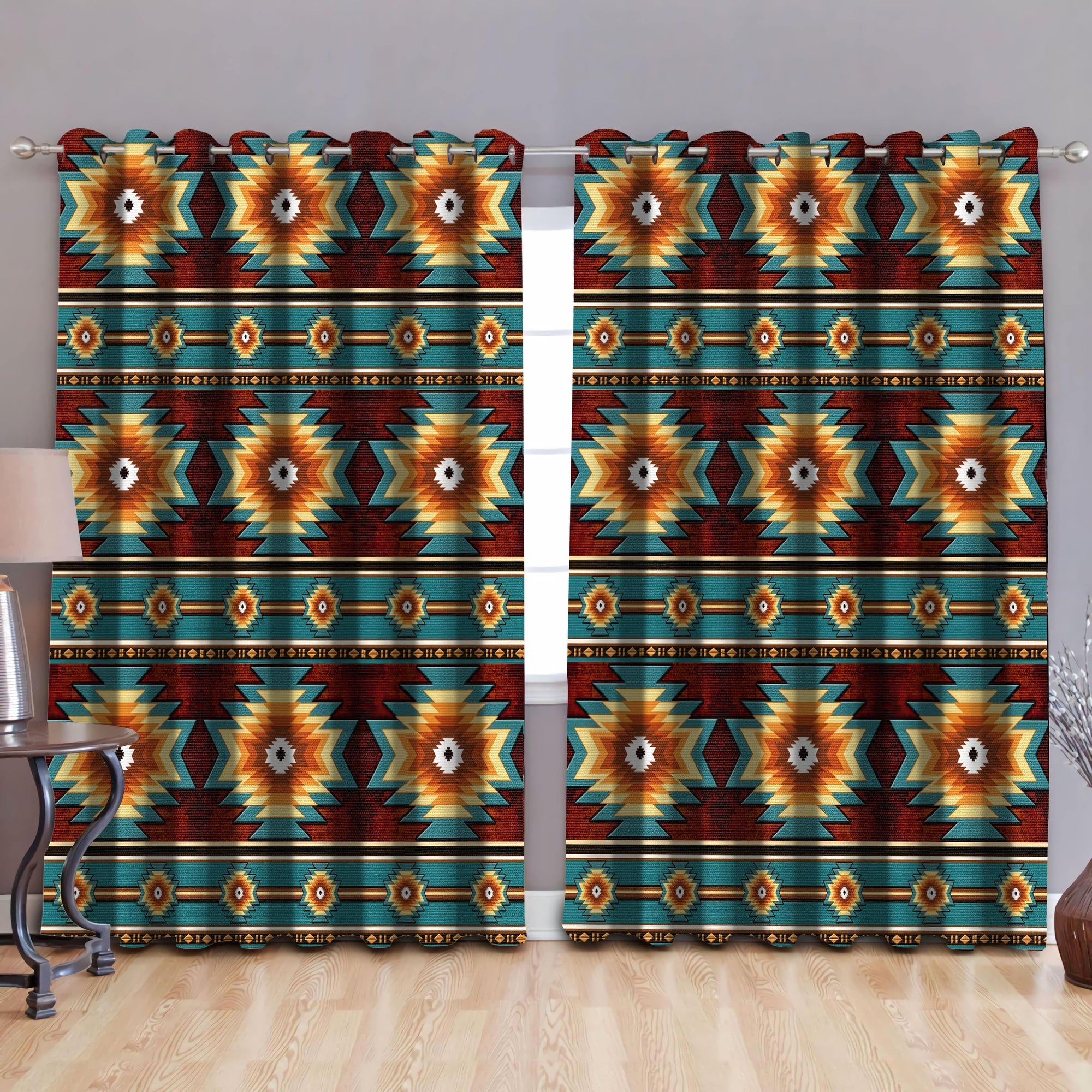 Native American Window Curtains