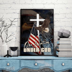 American - One Nation Under God Poster Vertical 3D Printed