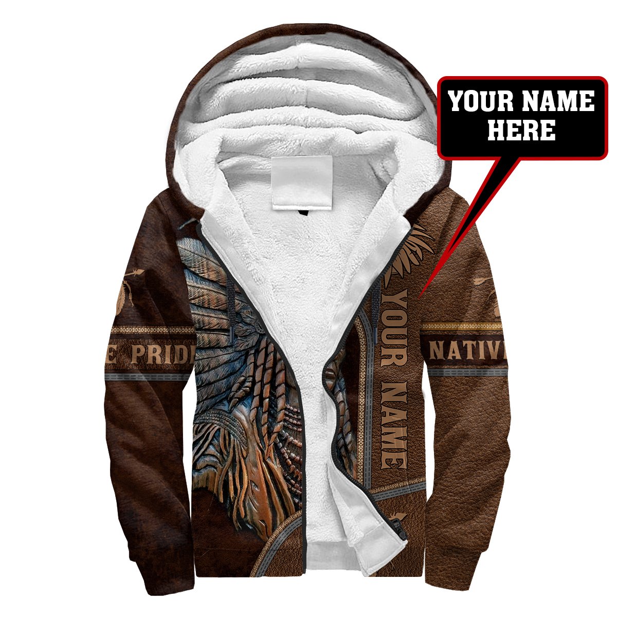 Customize Name Native American 3D All Over Printed Unisex Shirt