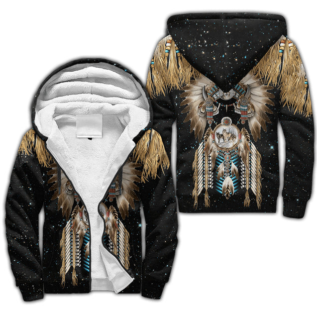 Wolf Native American 3D All Over Printed Unisex Shirts No 18