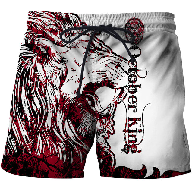 October Lion 3D All Over Printed Unisex Shirts