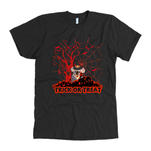 Australian Koala Trick or Treat Halloween Red T-Shirt 01 H9-T-SHIRTS-HP Arts-American Apparel Mens-Black-S-Vibe Cosy™