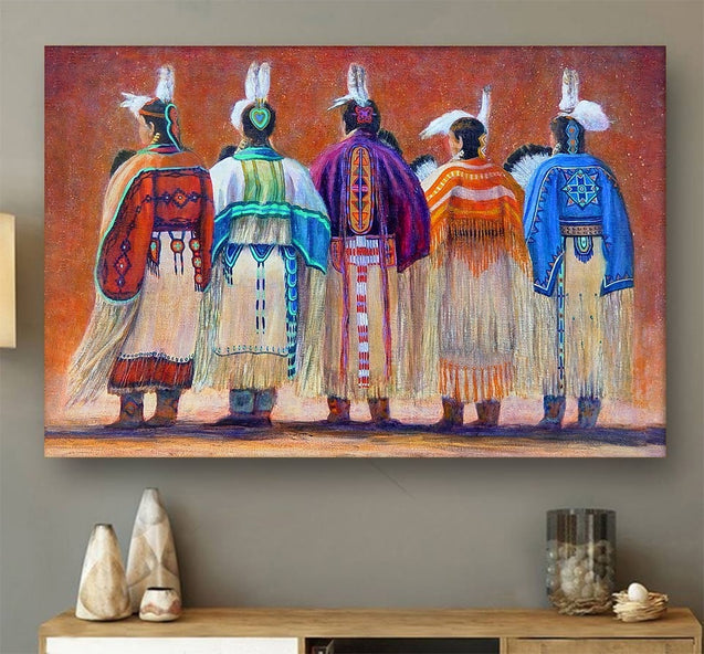 Native American 3D Printed Horizontal Poster