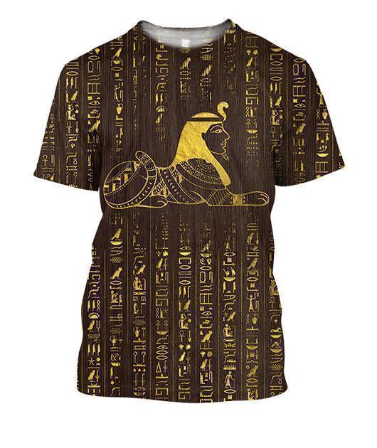 All Over Printed Horus Egyptian God-Apparel-HbArts-T-Shirt-S-Vibe Cosy™
