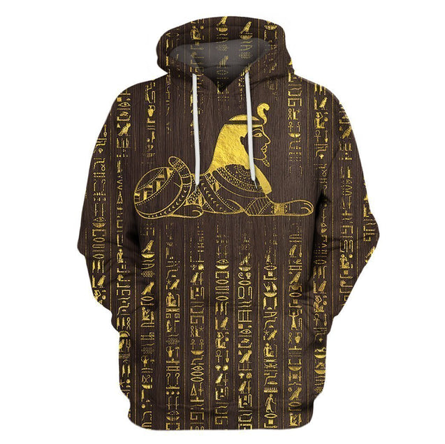 All Over Printed Horus Egyptian God-Apparel-HbArts-Hoodies-S-Vibe Cosy™