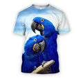 3D Printed Parrot Tops PHL13700-Apparel-PHL-T-Shirt-S-Vibe Cosy™