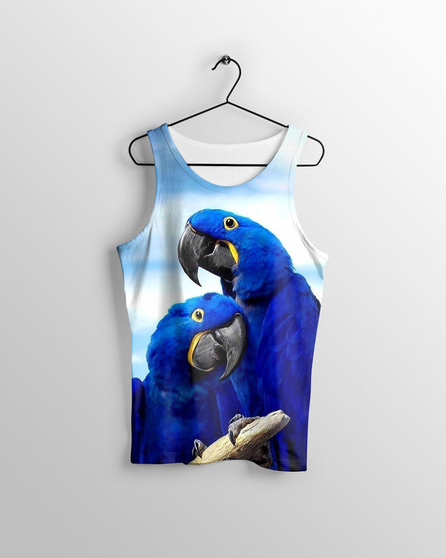 3D Printed Parrot Tops PHL13700-Apparel-PHL-Tank top-S-Vibe Cosy™